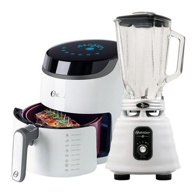 Kit Liquidificador Osterizer e Fritadeira Digital Fryer 127V 110V