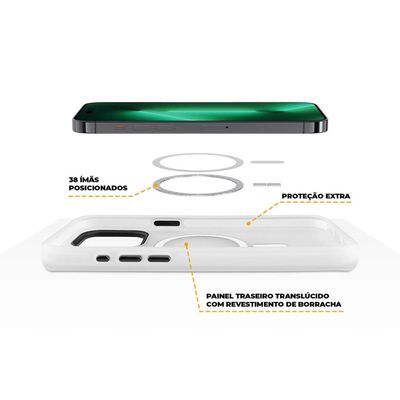 Capa MagSafe Pro para iPhone 14 - Transparente - Gshield