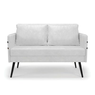 Kit 01 Namoradeira E 02 Poltronas Corano Branco