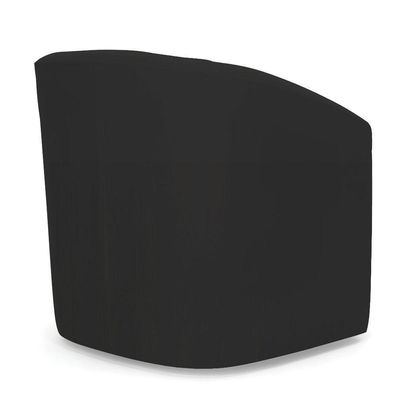 Poltrona Stella Max Veludo Base Giratória - D'rossi Cor Preto