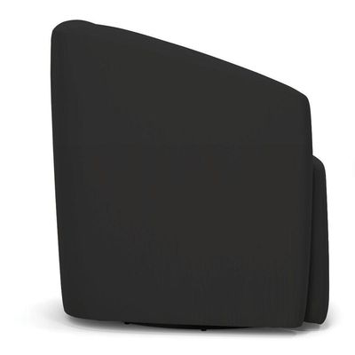 Poltrona Stella Max Veludo Base Giratória - D'rossi Cor Preto