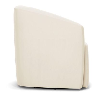 Poltrona Stella Max Veludo Base Giratória - D'rossi Cor Bege