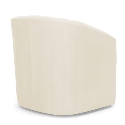 Poltrona Stella Max Veludo Base Giratória - D'rossi Cor Bege