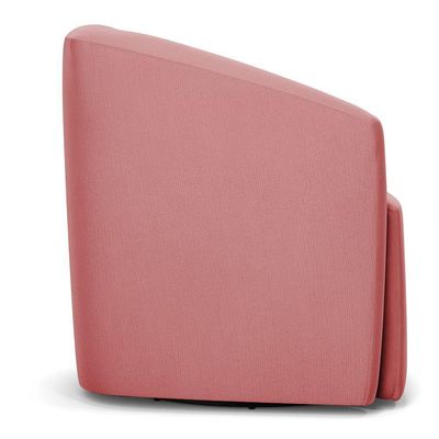 Poltrona Stella Max Suede Base Giratória - D'rossi Cor Rose