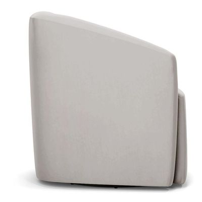 Poltrona Stella Max Veludo Base Giratória - D'rossi Cor Cinza