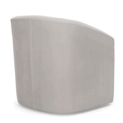 Poltrona Stella Max Veludo Base Giratória - D'rossi Cor Cinza