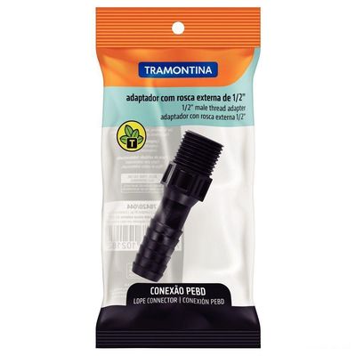 Adaptador Com Rosca Externa 1/2" Tramontina Para Mangueiras Tramontina