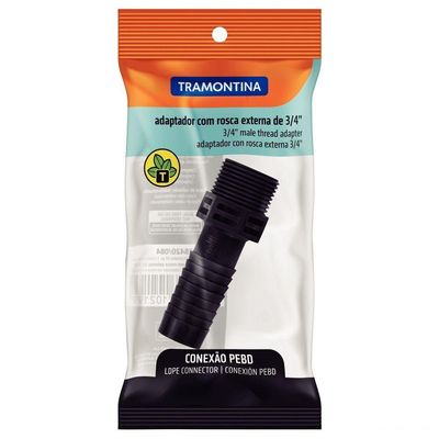 Adaptador Com Rosca Externa 3/4" Tramontina Para Mangueiras Tramontina