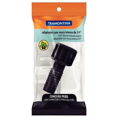 Adaptador Com Rosca Interna 3/4" Tramontina Para Mangueiras Tramontina