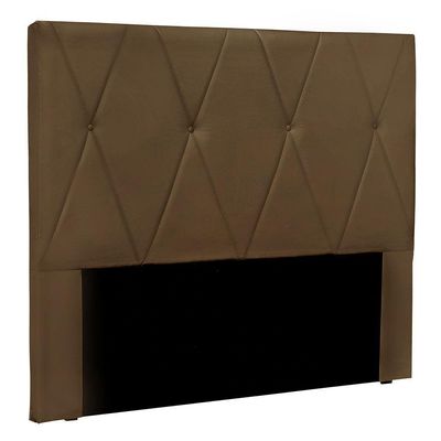 Cabeceira Solteiro 0,90m ávila Suede - Pallazio Cor Caramelo