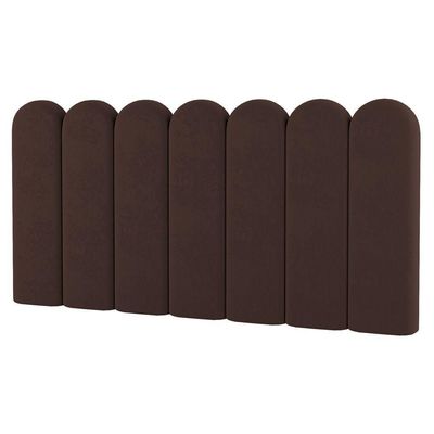 Painel Cabeceira Cama Box Casal Queen Size Lana 160cm Sintético Marrom - Desk Design