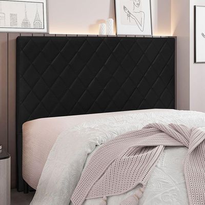 Cabeceira King 1,95m Córdoba Suede - Pallazio Cor Preto