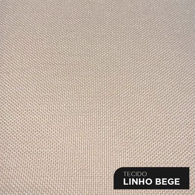 Painel Cabeceira Cama Box Solteiro Lana 100cm Linho Bege - Desk Design