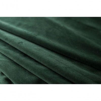 Cabeceira King Curva Luxo 193x60 Veludo Verde - Tachas Fumê