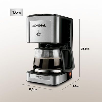 Cafeteira Elétrica Mondial C-44-32x-si Cafeteira C-44-32x-si 127v/60hz .