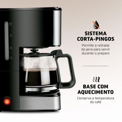 Cafeteira Elétrica Mondial C-43-20x-si Cafeteira C-43-20x-si 127v/60hz .
