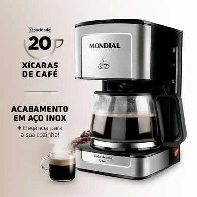 Cafeteira Elétrica Mondial C-43-20x-si Cafeteira C-43-20x-si 127v/60hz .