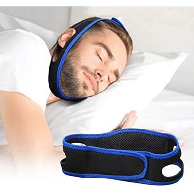Cinta Faixa Anti Ronco De Neoprene Cabeça Queixo Apneia