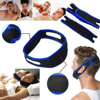 Cinta Faixa Em Neoprene Ajustável Com Elástico Anti Ronco