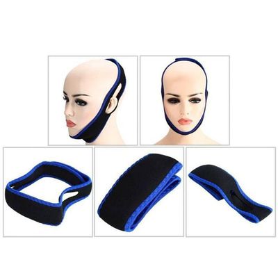 Cinta Faixa Em Neoprene Ajustável Com Elástico Anti Ronco
