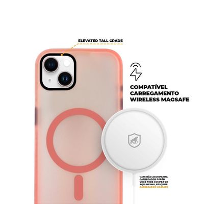 Capa MagSafe Pro para iPhone 15 Plus - Rosa - Gshield