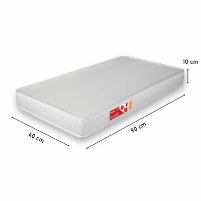 Colchão De Berço Baby 90x40x10 Cm Prorelax Branco