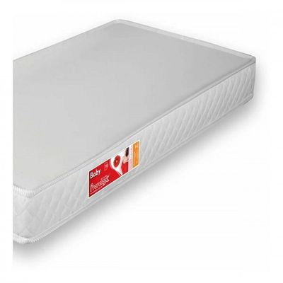 Colchão De Berço Baby Espuma D18 70x130x12 Branco Branco