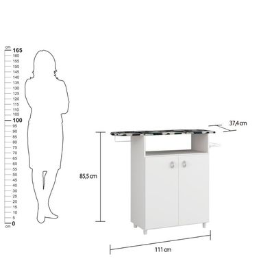 Tábua de Passar Ditália 2 Portas Mp-50 Branco