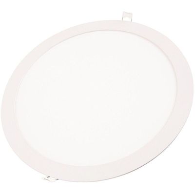 Plafon Led Tramontina Redondo De Embutir 24 W 6500 K Luz Branca Tramontina