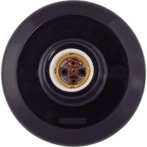 Plafon Tramontina E27 Com Soquete De Porcelana 4 A 250 V Preto Tramontina