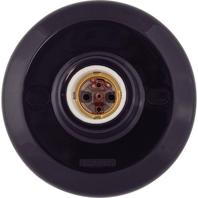Plafon Tramontina E27 Com Soquete De Porcelana 4 A 250 V Preto Tramontina