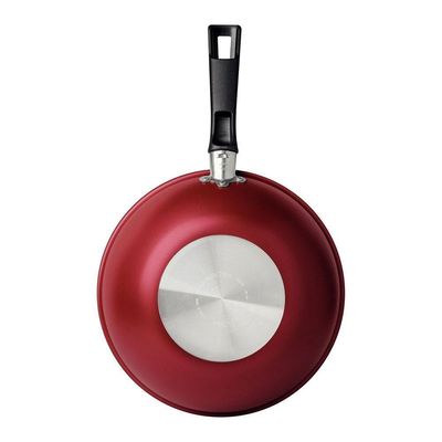 Wok Tramontina Loreto Vermelha 24cm 2,2l Em Alumínio Com Antiaderente Starflon Max Tramontina