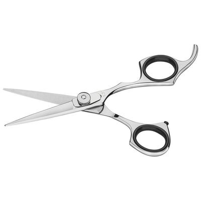 Tesoura Para Cabelo Tramontina Em Aço Inox Com Fio Navalha E Apoio Fixo Para Dedo 5,5" Tramontina