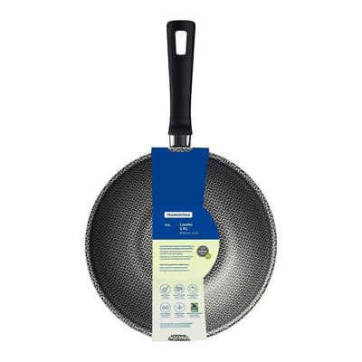 Wok Tramontina Loreto Vermelha 24cm 2,2l Em Alumínio Com Antiaderente Starflon Max Tramontina