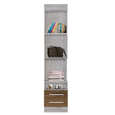 Modulo Ja Mesa De Cabeceira Alto Georgia Avelã / Jequitibá Avelã / Jequitibá