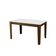 Mesa Miami 1,20M Cedro / Off White Castanho/Branco