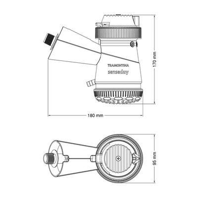 Ducha Elétrica Tramontina 3 Temperaturas 5500 W 220 V Branca Tramontina