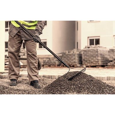 Ancinho Duplo Pesado Com Haste Tramontina Com 16 Dentes E Cabo De Fibra 135 Cm Tramontina