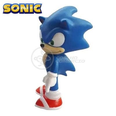 Kit Boneco Colecion. Sonic Azul Sega 15Cm + Caneca