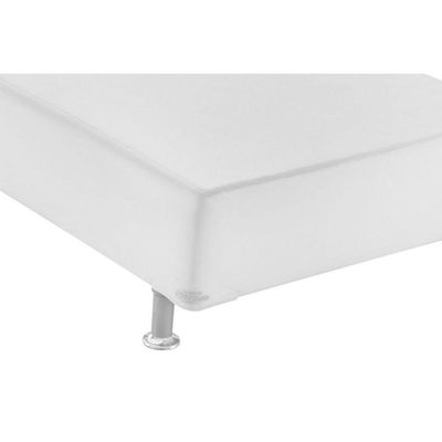 Cama Box Base Universal Solteiro Americana Courano White (78x188x23) - Ortobom