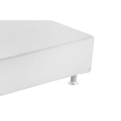 Cama Box Base Universal Solteiro Americana Courano White (78x188x23) - Ortobom