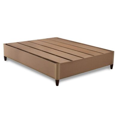 Cama Box Base Universal Casal Clickbox Bordado Black (138x188x28) - Herval