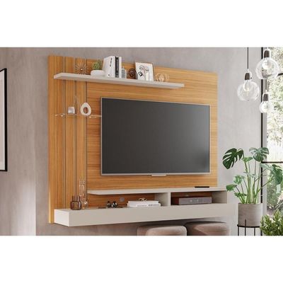 Painel Para Tv Valência Até 50" Nature-off White - Permóbili