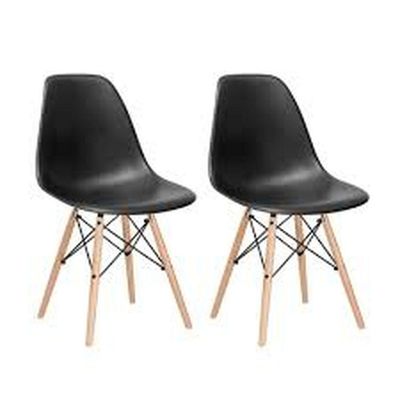Kit Com 2 Cadeiras Umix-331f Preta