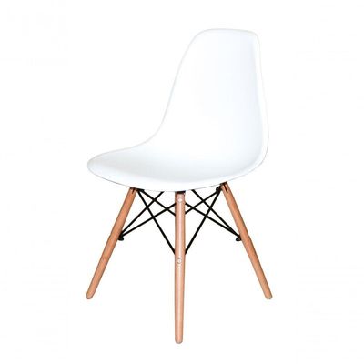 Cadeira Fixa Concha Eifel Branco