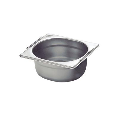 Cuba Tramontina Gn 1/6 Em Aço Inox Com Alças Móveis Profundidade 65 Mm - Aço 304 Tramontina