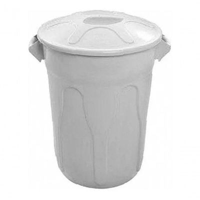 Kit Com 10 Cesto Lixeira Plastico 20L Preto