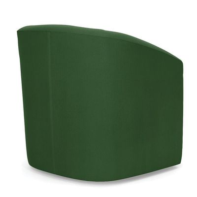 Poltrona Stella Max Suede Base Giratória - D'rossi Cor Verde