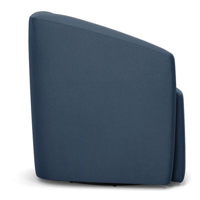 Poltrona Stella Max Suede Base Giratória - D'rossi Cor Azul Marinho