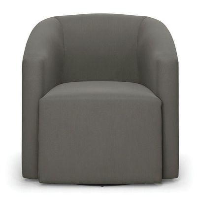 Poltrona Stella Max Suede Base Giratória - D'rossi Cor Grafite